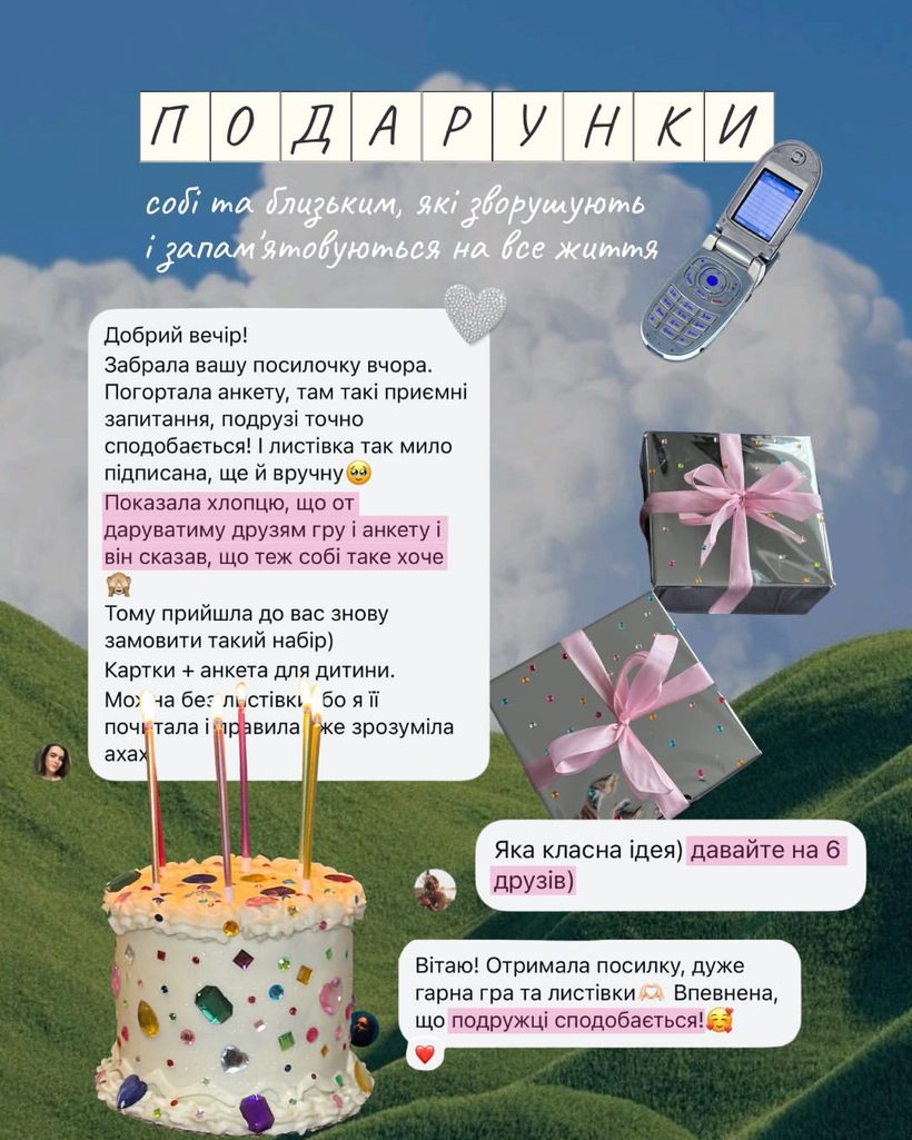 Відгуки про подарунки Sapio